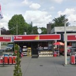 Esso benzinepomp tankstation