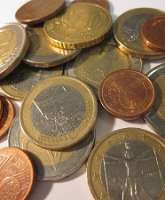 klein geld euro munten