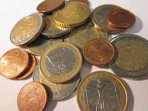 klein geld euro munten